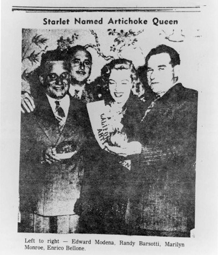 Marilyn Monroe, Artichoke Queen